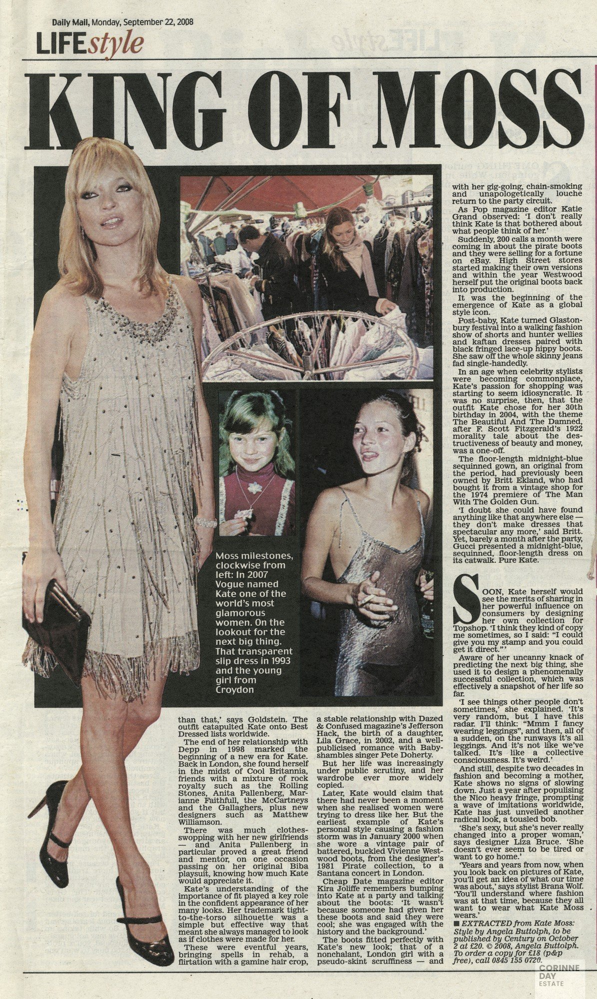 An Accidental Icon, Daily Mail, 22 Sep 2008 — Image 3 of 3