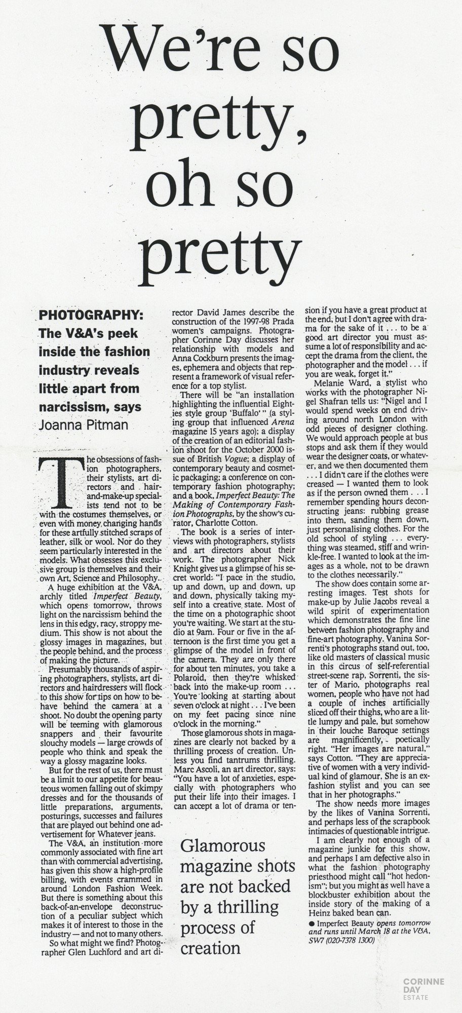 We're so pretty. Oh so pretty., The Times Times 2, Sep 2000 — Image 1 of 1
