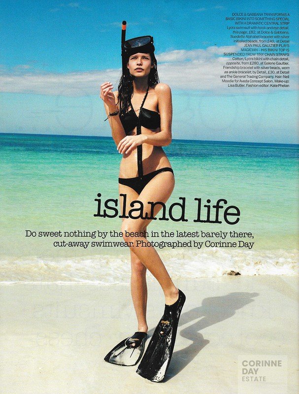 island Life, British Vogue, July 2003 — Image 1 of 2