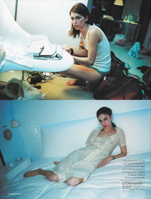 Here's looking at you kid - Sofia Coppola, British Vogue, March 2000 — Image 2 of 2