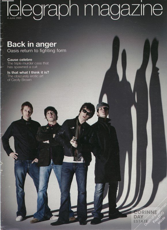 Back in Anger - Oasis, Telegraph Magazine, June 2005 — Image 1 of 1