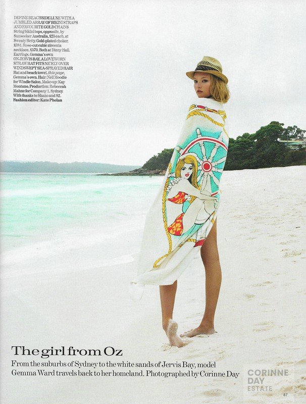 The girl from Oz, British Vogue, July 2006 — Image 2 of 9