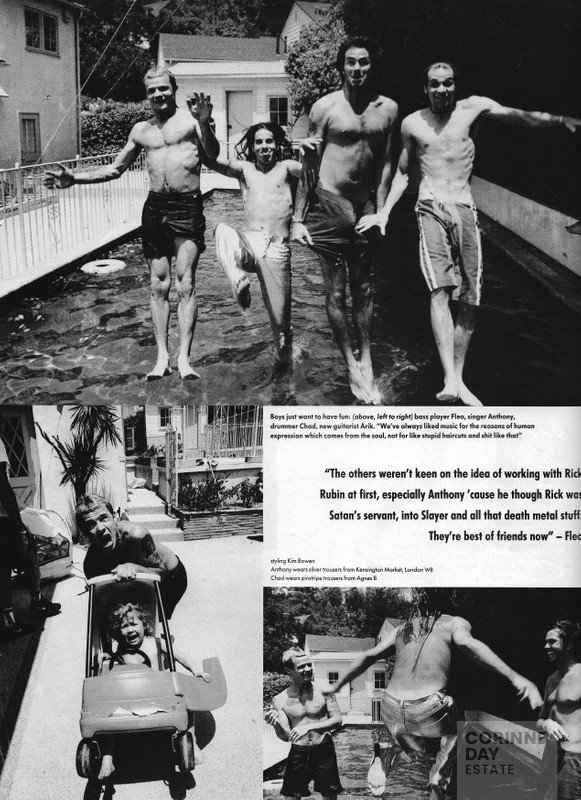 Red Hot Chili Peppers Rock 'n' Roll, The Face, August 1992 — Image 7 of 7