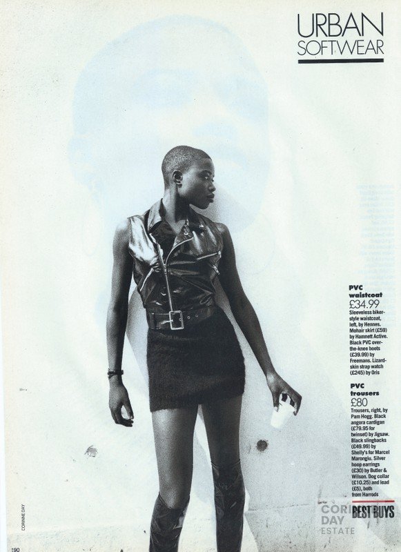 Best Buys - Lorraine Pascal, Elle, November 1991 — Image 3 of 5