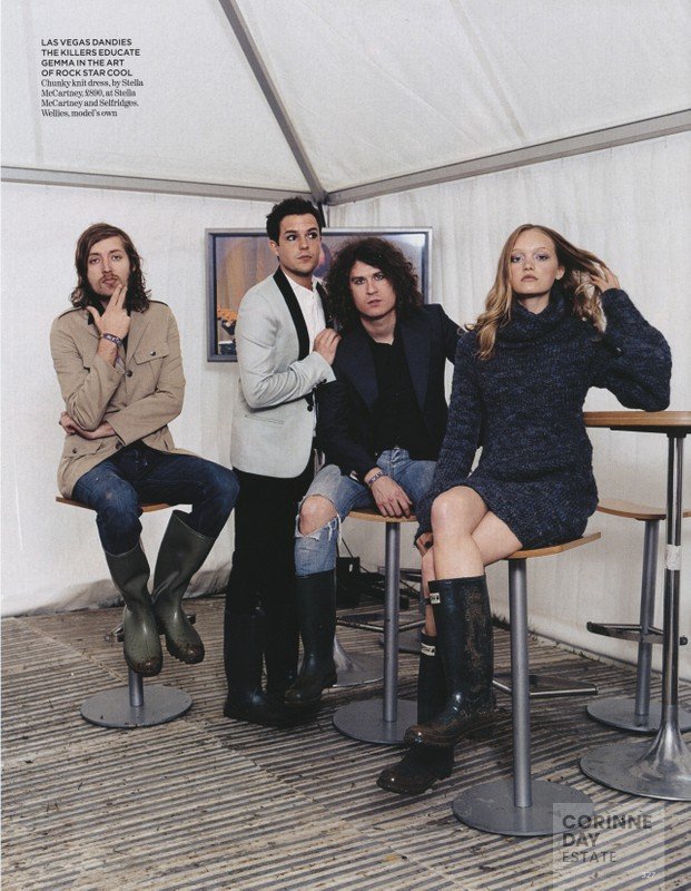 Glastonbury 2005, British Vogue, October 2005 — Image 13 of 14