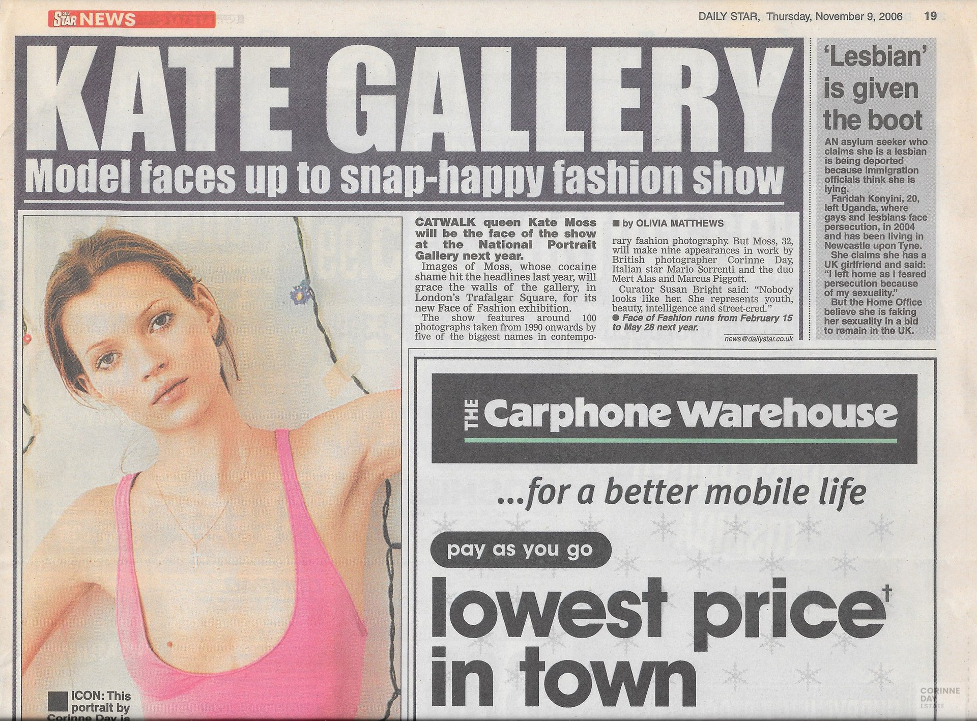 Kate Gallery, Star News, 9 Nov 2006 — Image 1 of 1
