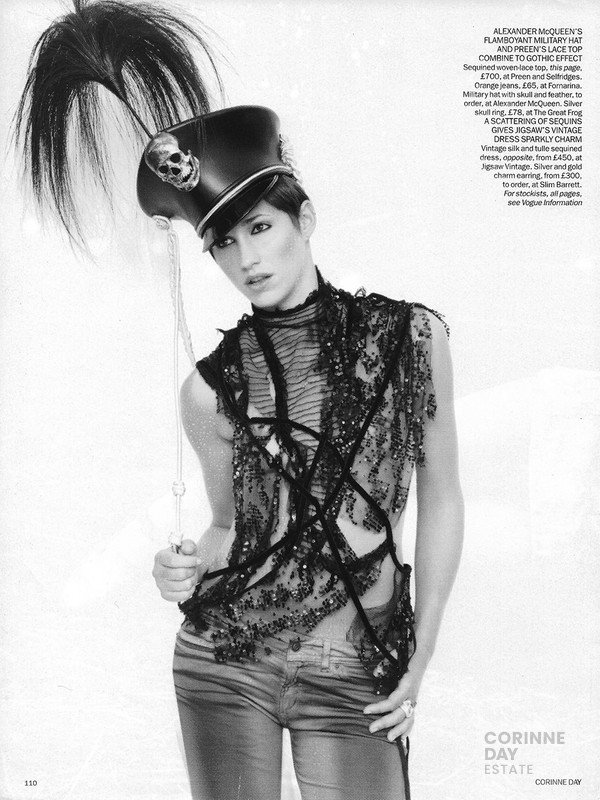 The morning after the year before..., British Vogue, January 2002 — Image 4 of 9