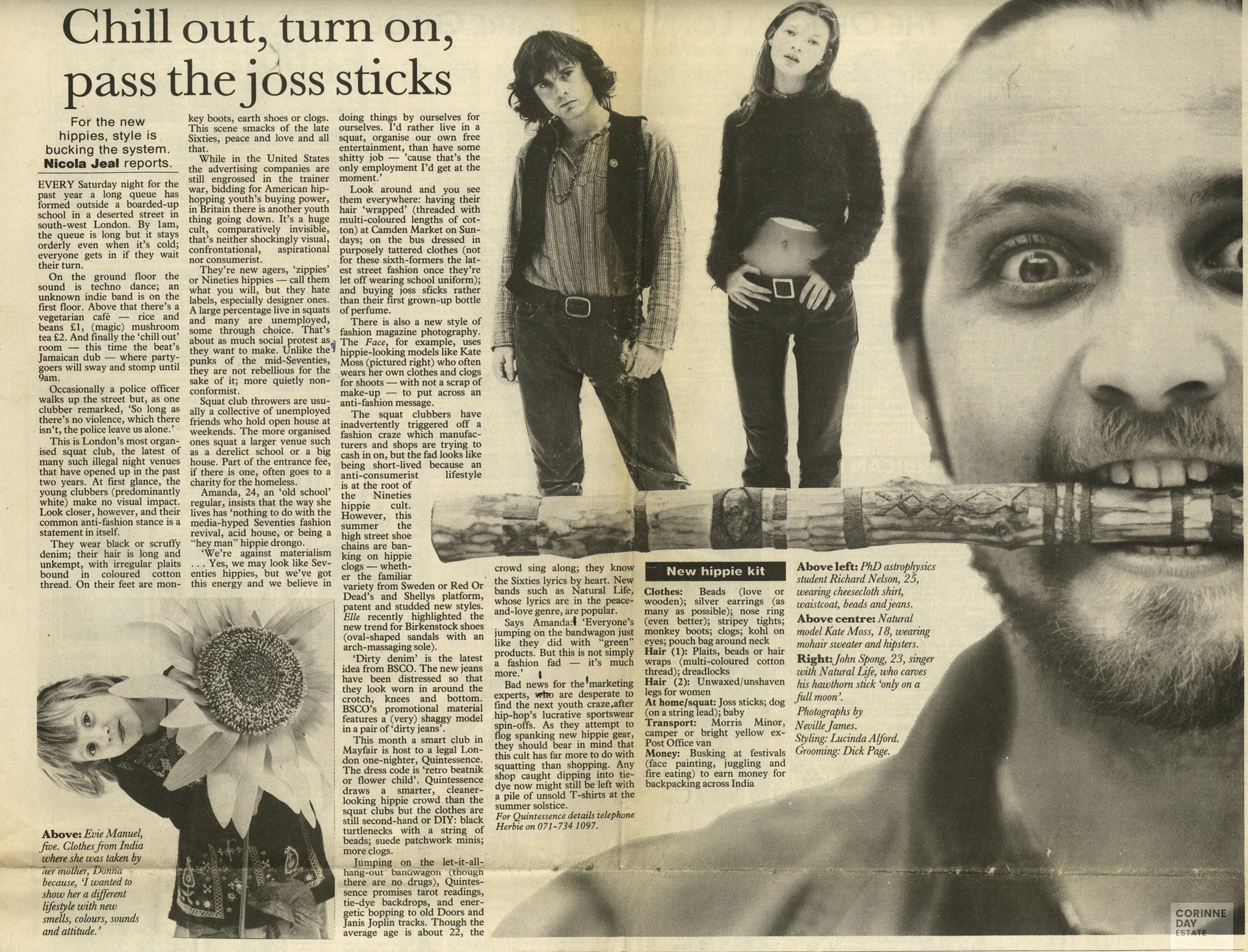 Chill out, turn on, pass the joss sticks, The Observer Sunday, 5 Apr 1992 — Image 1 of 1