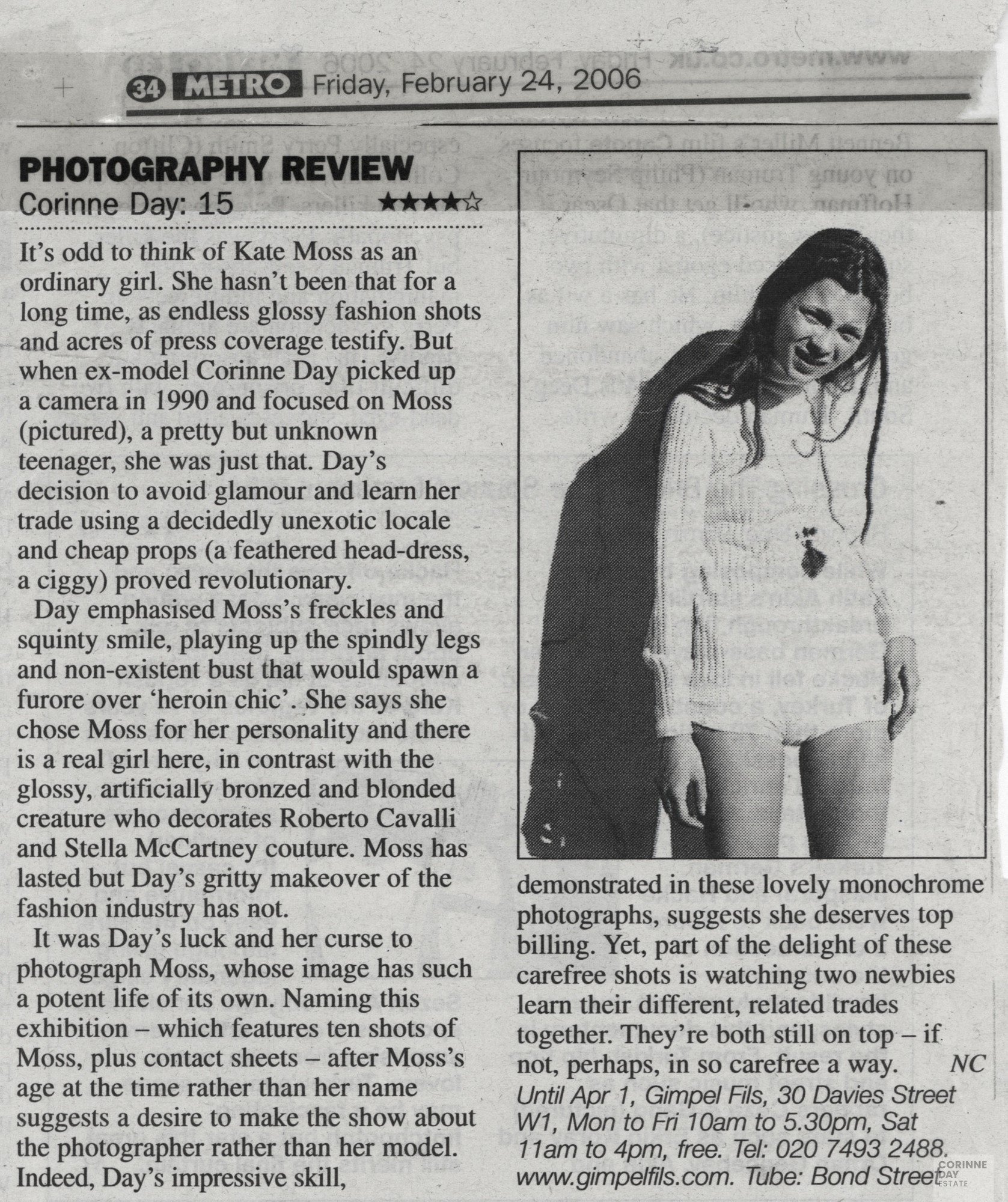 Photography Review, The Metro, 24 Feb 2006 — Image 1 of 1