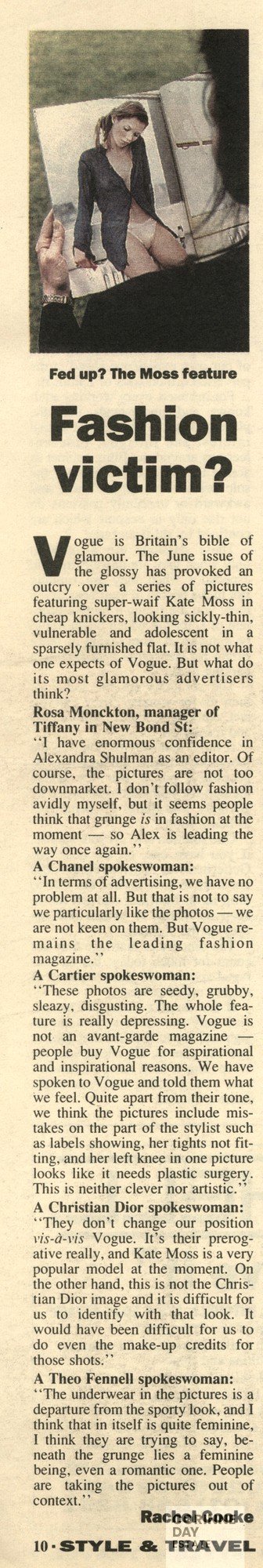 Fashion victim?, Style and Travel, 30 May 1993 — Image 1 of 1