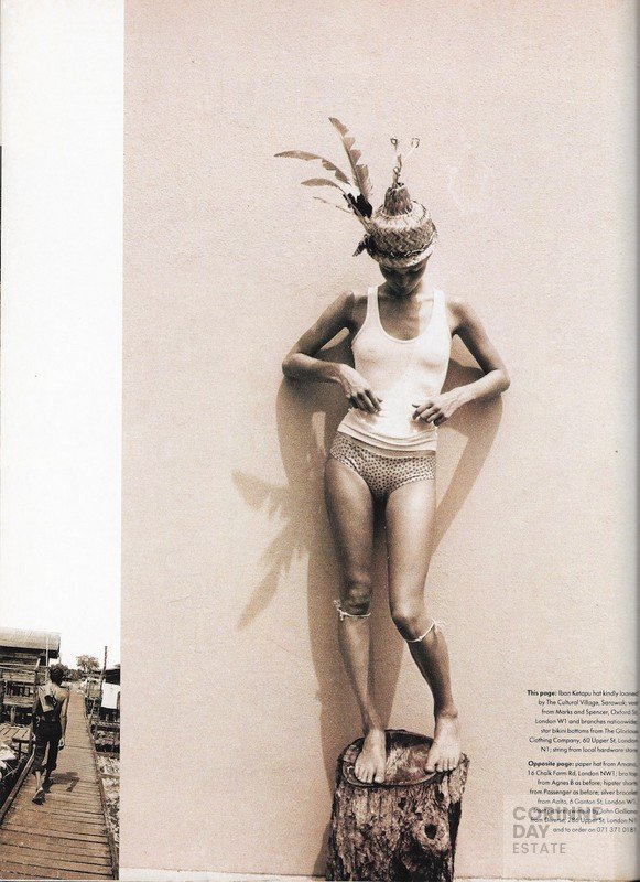 Borneo, The Face, August 1991 — Image 3 of 10