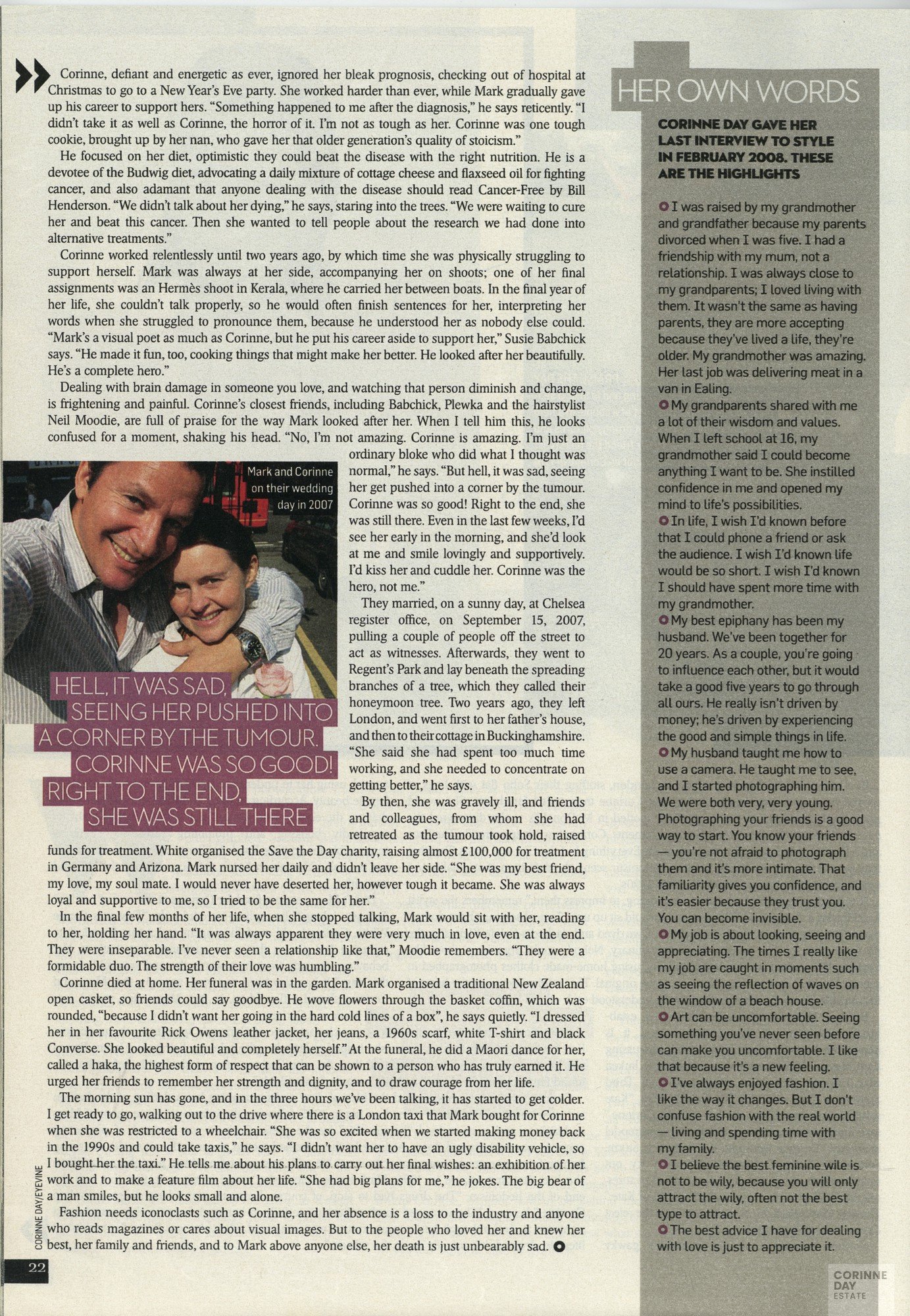 Sunday Times Magazine, 26 Sep 2010 — Image 2 of 2