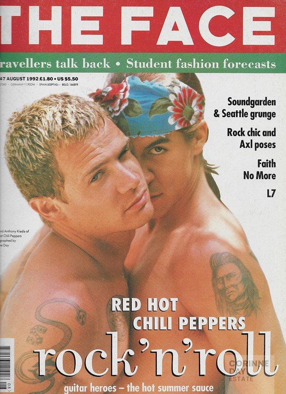 Red Hot Chili Peppers Rock 'n' Roll, The Face, August 1992 — Image 1 of 7