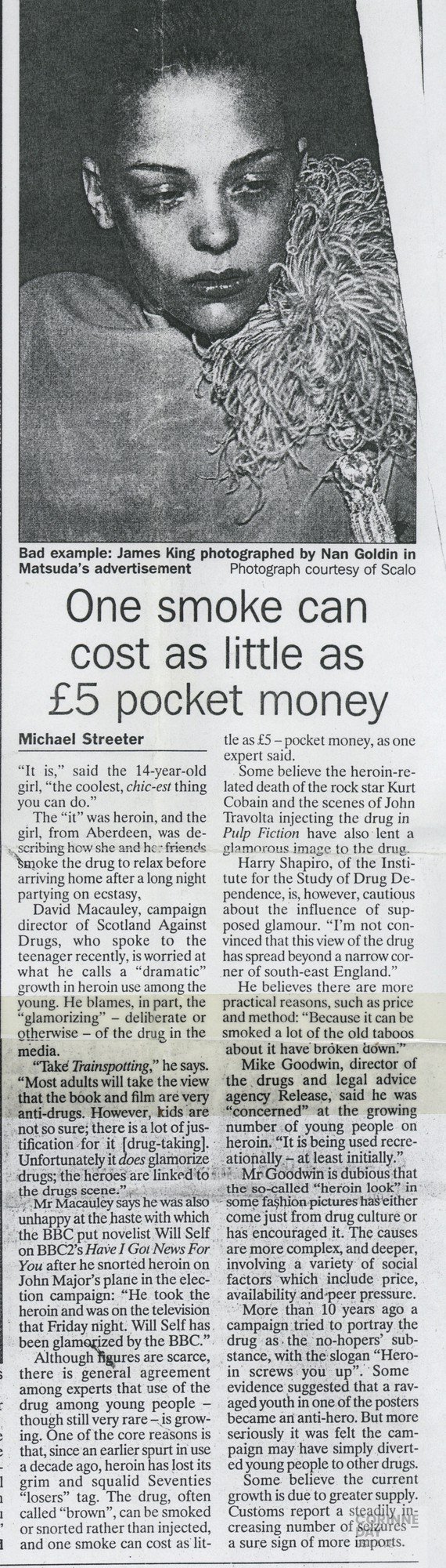 A smack in the face for gurus of heroin chic, The Independent, 23 May 1997 — Image 2 of 2