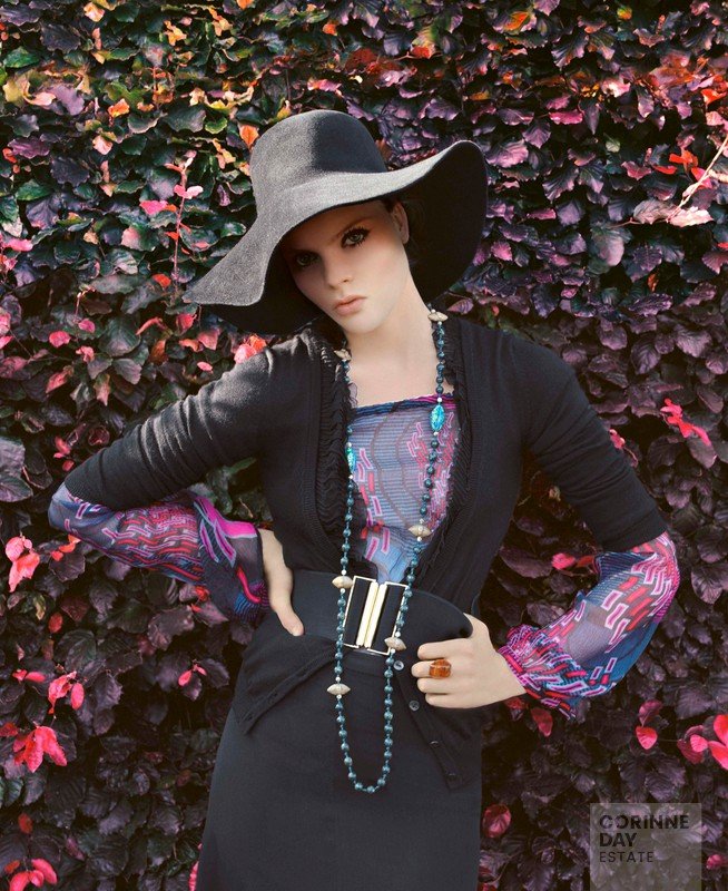 An English Garden, Purple Fashion, October 2004 — Image 15 of 16