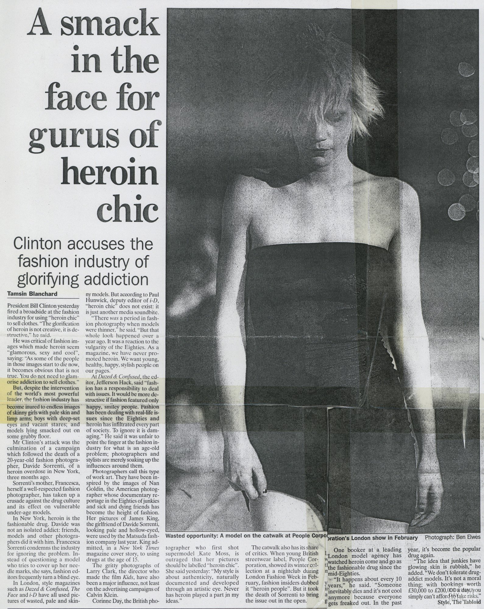 A smack in the face for gurus of heroin chic, The Independent, 23 May 1997 — Image 1 of 2